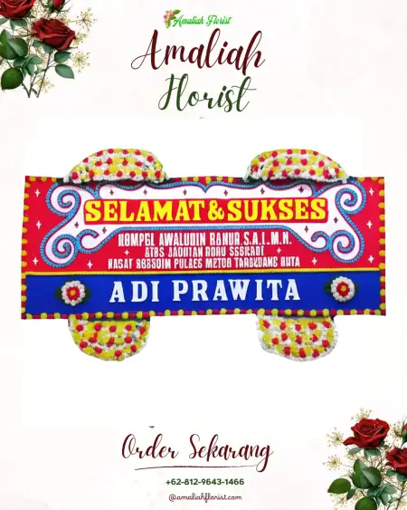 Papan Bunga Ucapan Selamat Krapyak
